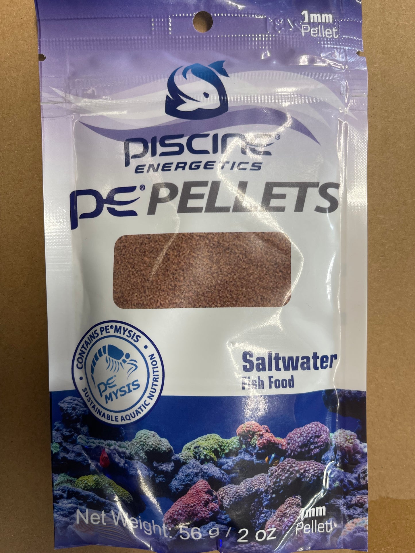 Piscine Energetics PE mysis SW pellets