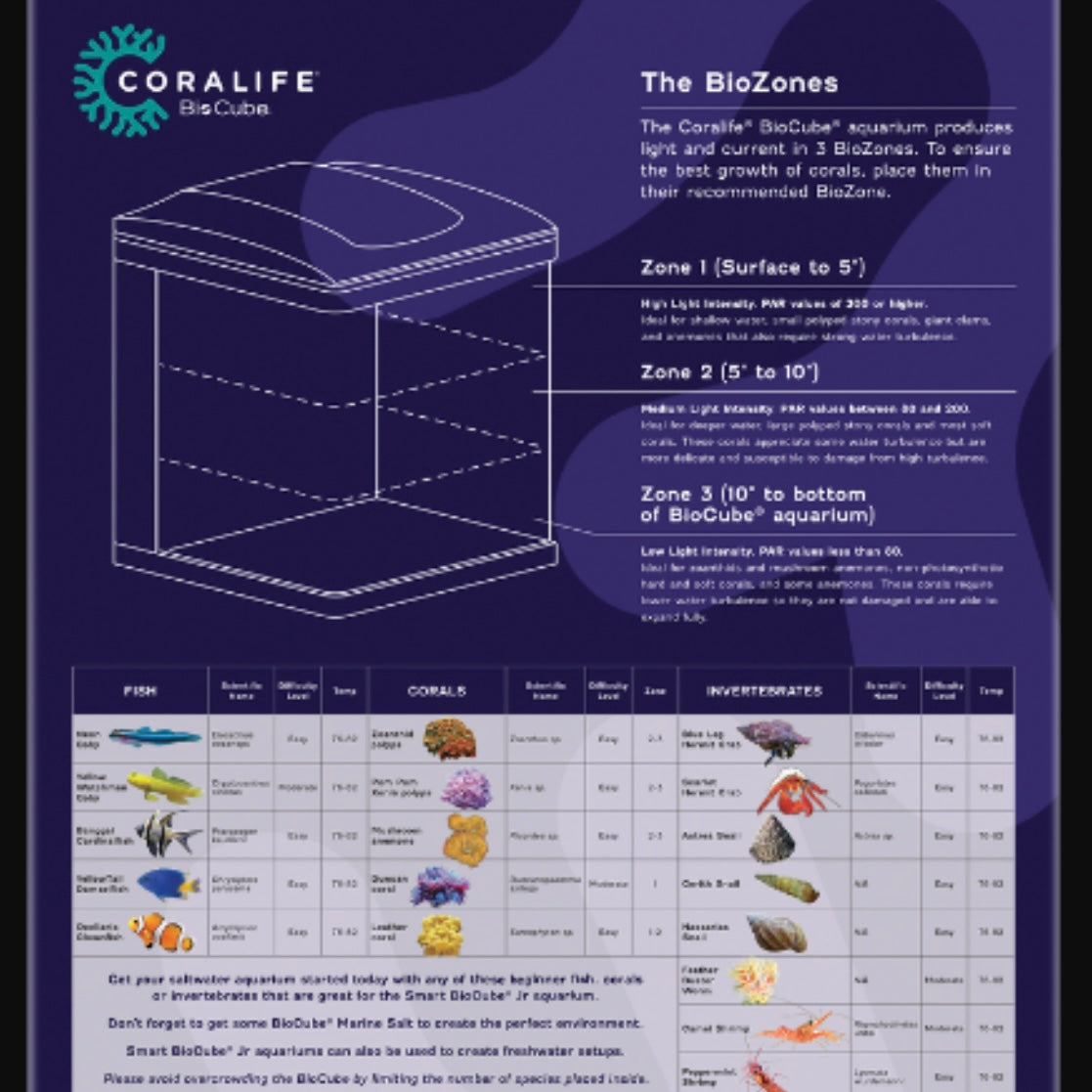 Coralife SMART BioCube Jr. 14 Gallon Aquarium System