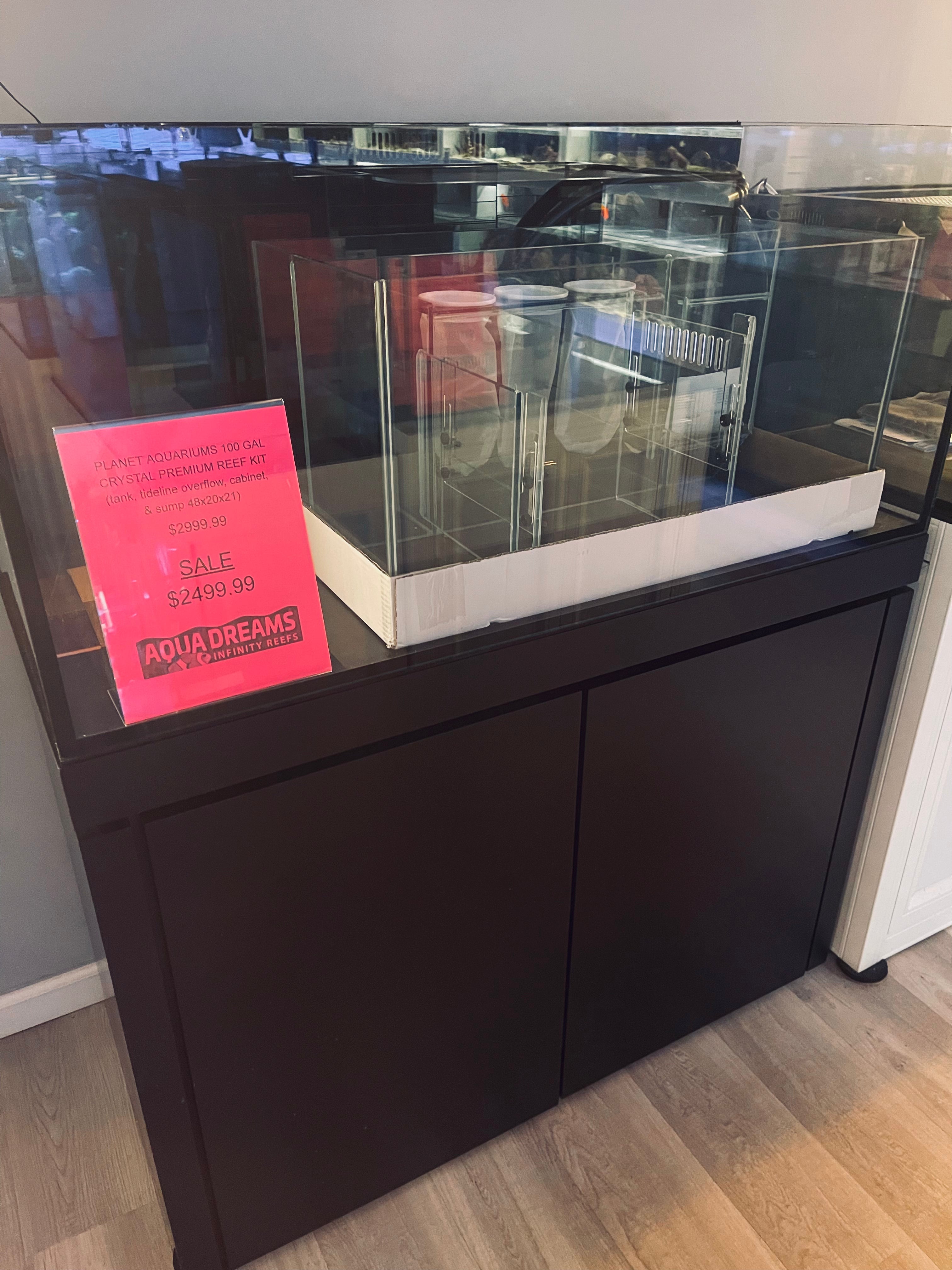 Aquariums 100 Crystal Premium Reef Kit Aqua Dreams