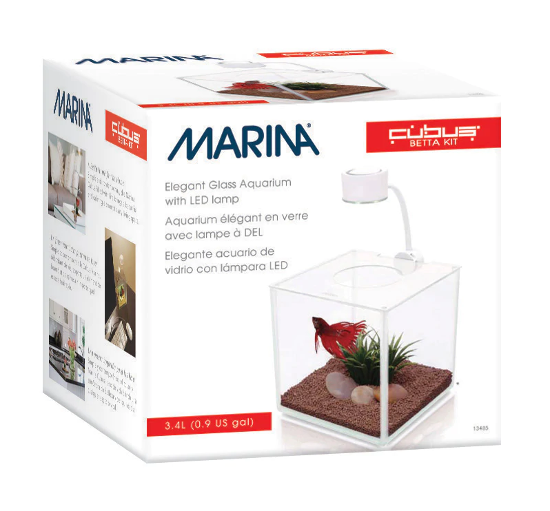Marina CUBUS Glass Betta Kit