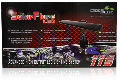 Deep Blue Solar Flare LED 115  (2.0)
