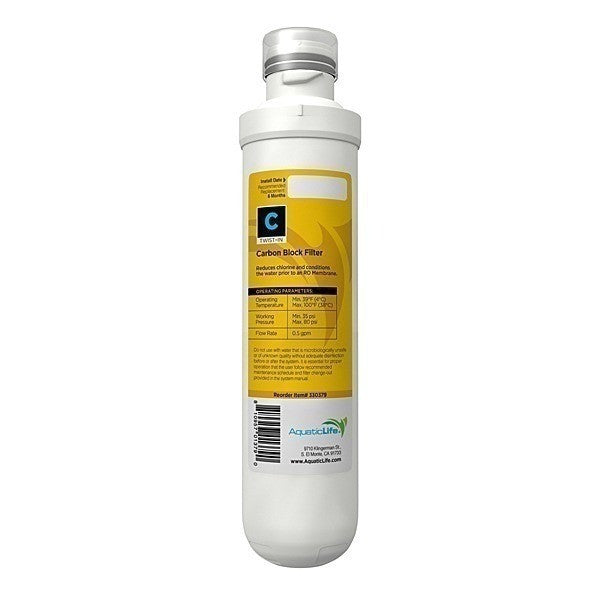 Aquatic life twist in Carbon Block Filter