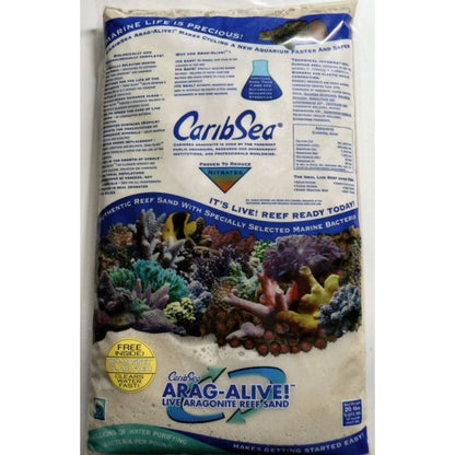 CaribSea Arag-Alive Live Sand 20 lbs