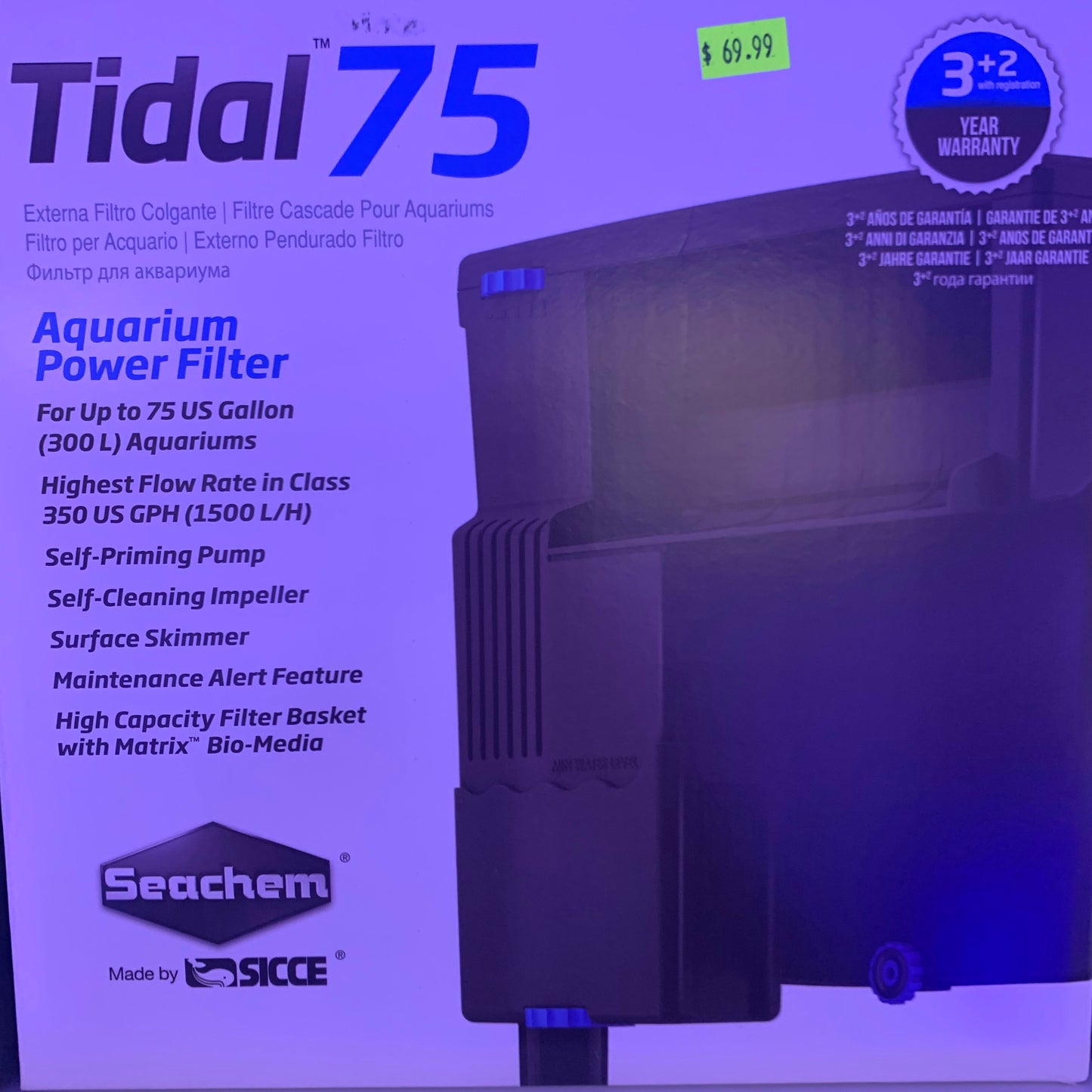 Seachem Tidal Aquarium Filter