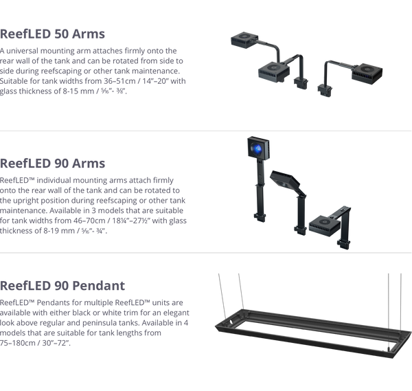 Red Sea ReefLED MOUNTING ARMS