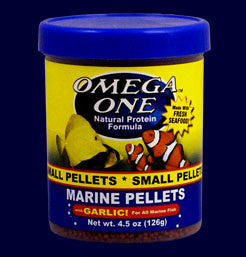 Omega One Garlic Marine Pellets, 4.5 oz. Sinking Small