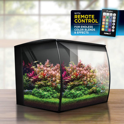 Fluval Flex 2.0 Freshwater Aquarium Kit 9 Gallon