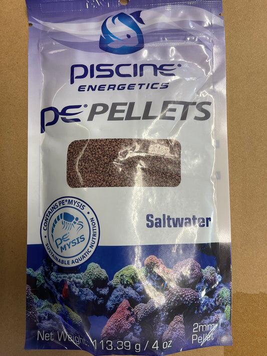 Piscine Energetics PE mysis SW pellets