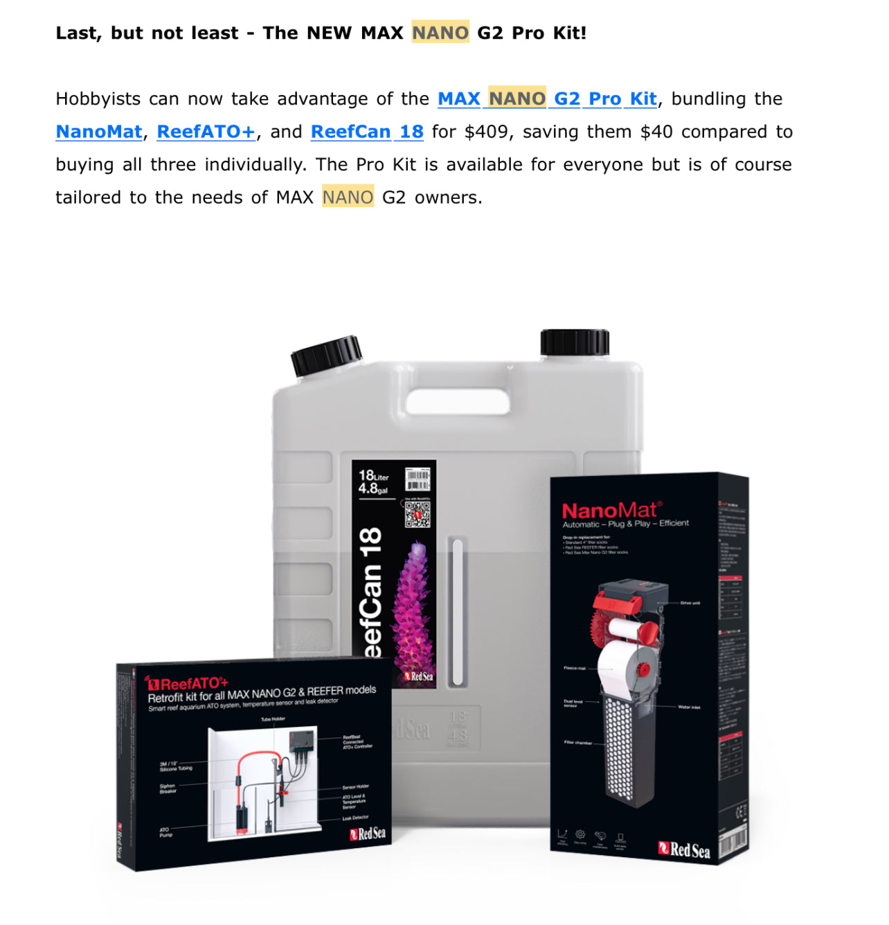 Red Sea Max Nano G2 XXL