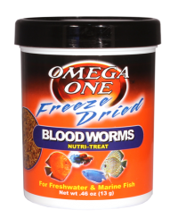 Omega One Freeze Dried Blood Worms
