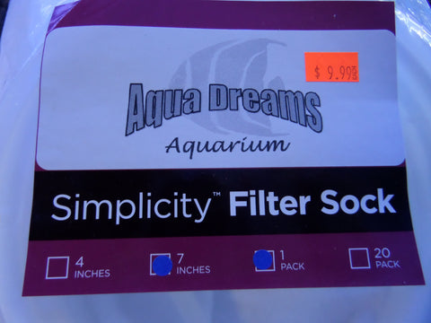 Aqua Dreams Filter Sock 7"