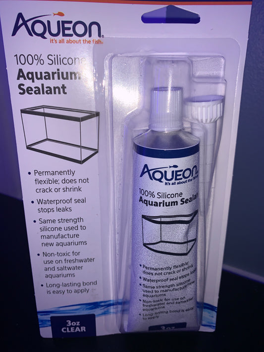 Silicone Aquarium Sealant 3 oz clear