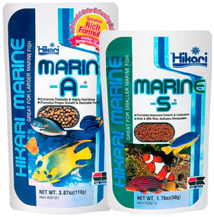 Hikari Marine-A & Marine-S Marine Fish Food Pellets